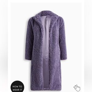 Torrid Longline Sherpa Maxi Coat